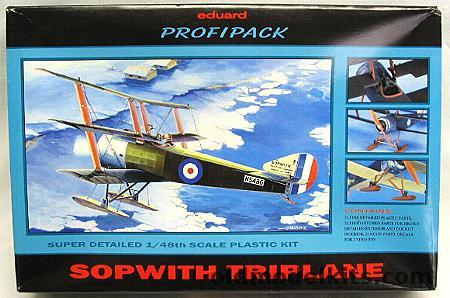 Eduard 1/48 Sopwith Triplane with Skis, 8073 plastic model kit